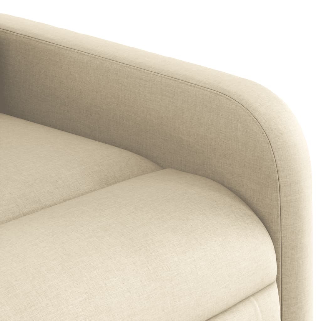 Poltrona Reclinabile in Tessuto Crema | homemem39
