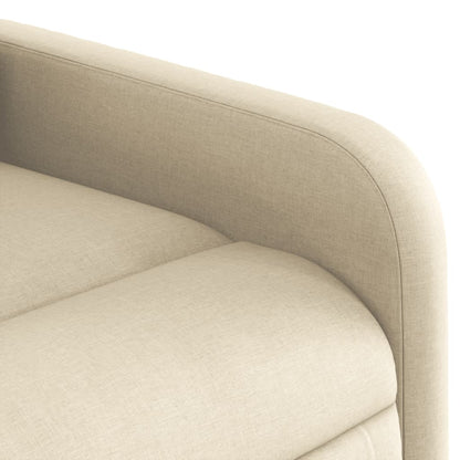 Poltrona Reclinabile in Tessuto Crema | homemem39