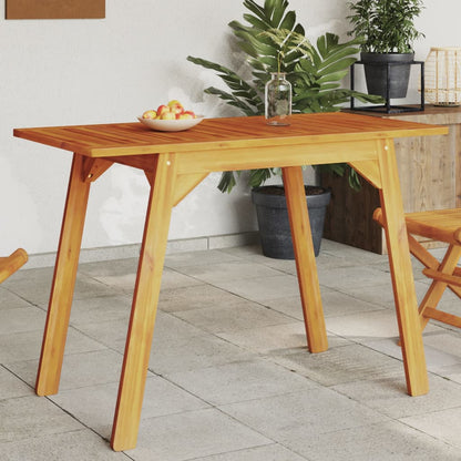 Tavolo da Pranzo da Giardino 110x56x75 cm Legno Massello Acacia - homemem39