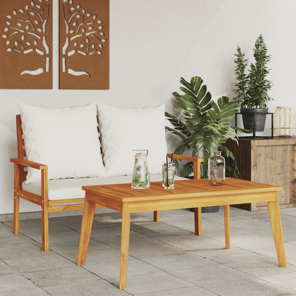 Tavolo da Pranzo da Giardino 100x55x45 cm Legno Massello Acacia - homemem39