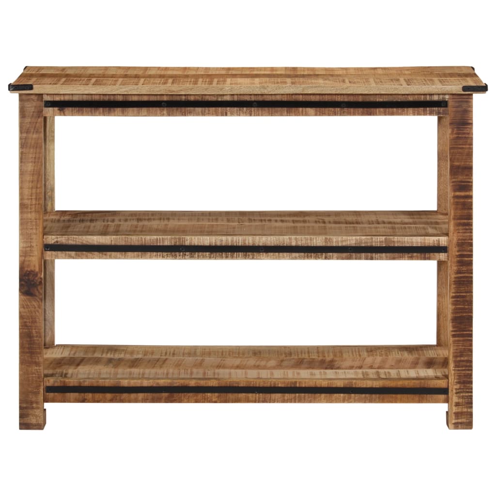 Tavolo Consolle 100x35x75 cm in Legno Massello di Mango