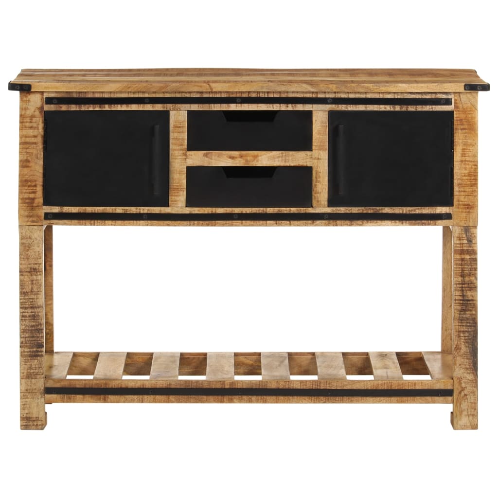 Tavolo Consolle 100x35x75 cm in Legno Massello di Mango