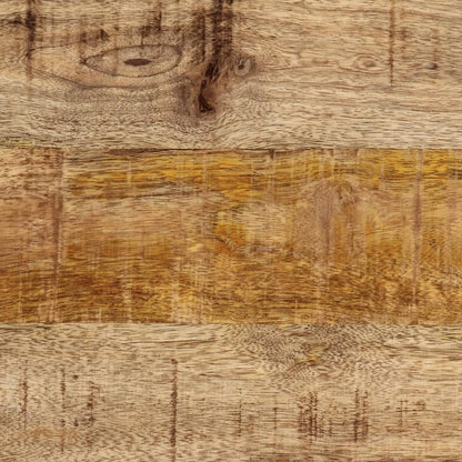 Carrello da Cucina 60x40x80 cm Legno Massello di Mango Grezzo