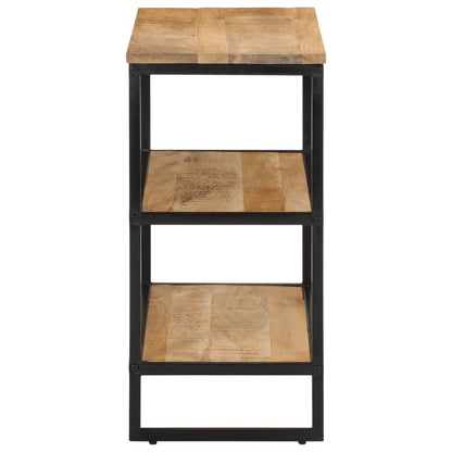 Tavolo Consolle 100x35x70 cm in Legno Massello di Mango Grezzo