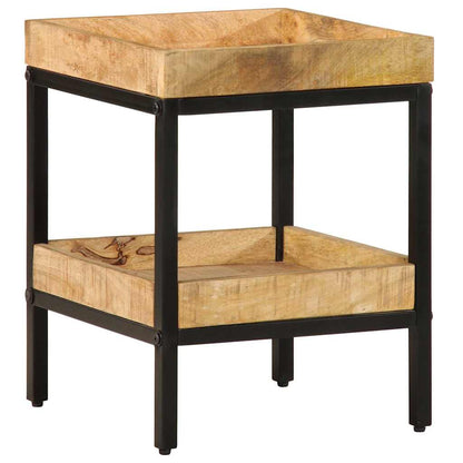 Tavolo laterale Marrone 35 x 35 x 45 cm Legno di mango massello
