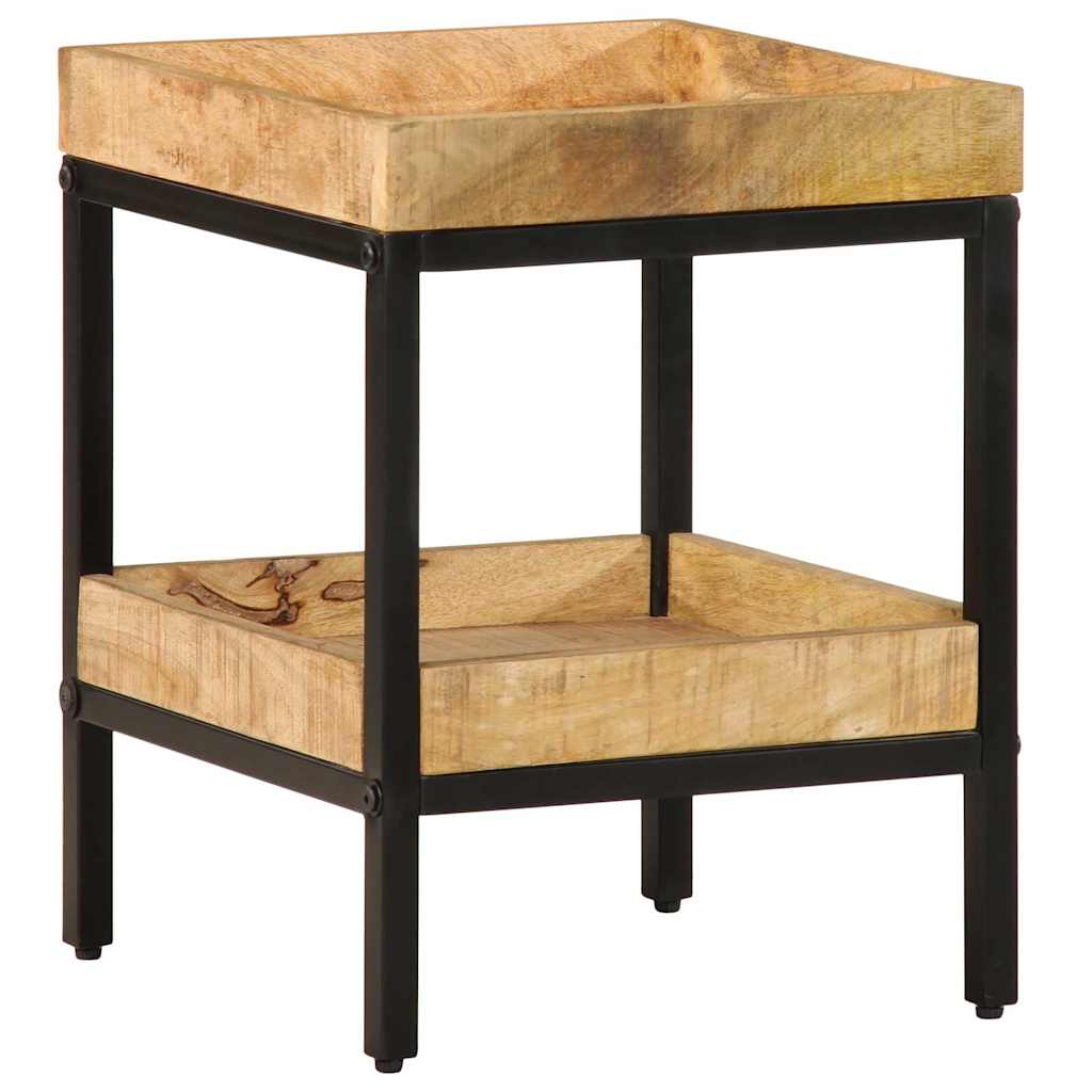 Tavolo laterale Marrone 35 x 35 x 45 cm legno massello di mango - homemem39