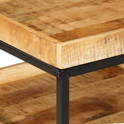Tavolo laterale Marrone 55 x 55 x 45 cm legno massello di mango - homemem39