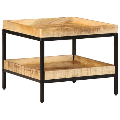 Tavolo laterale Marrone 55 x 55 x 45 cm legno massello di mango - homemem39