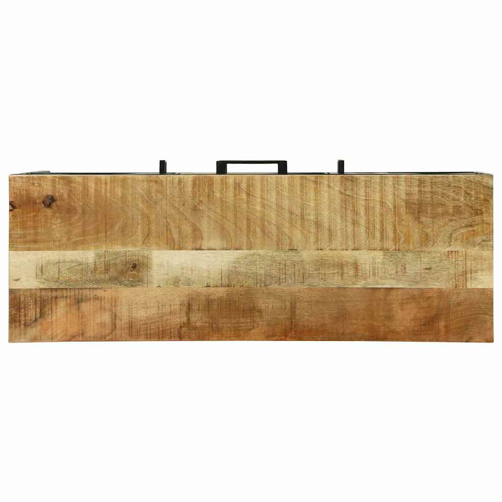 Tavolo consolle con cassetto con porta Marrone 100 x 35 x 70 cm - homemem39