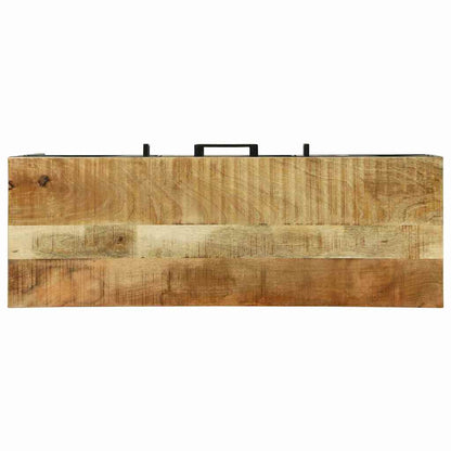 Tavolo consolle con cassetto con porta Marrone 100 x 35 x 70 cm - homemem39