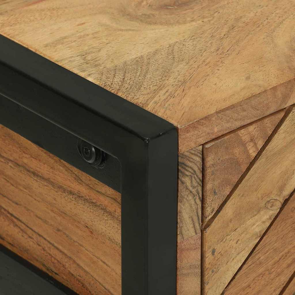 Tavolo consolle Marrone 90 x 35 x 75 cm legno massello di mango