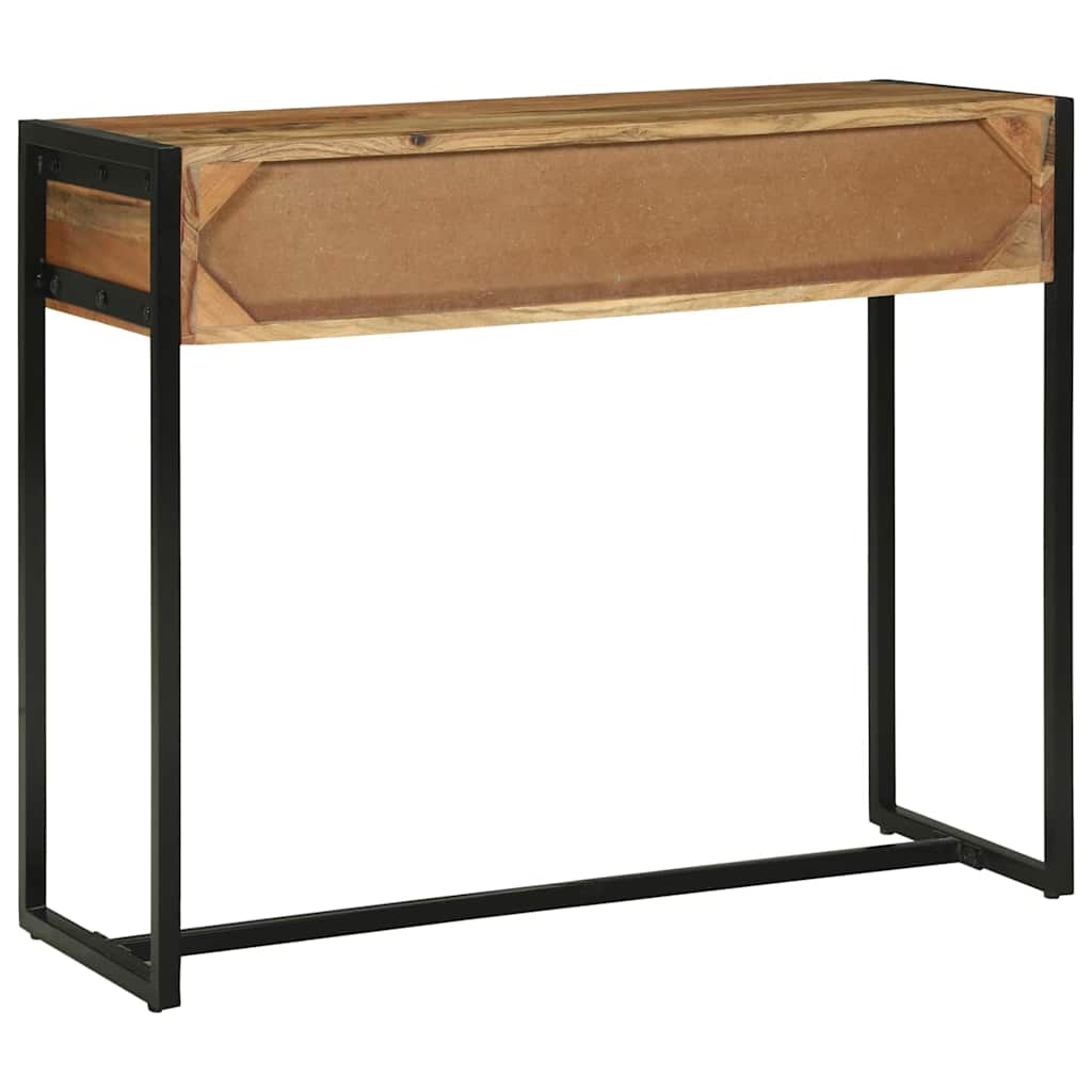 Tavolo consolle Marrone 90 x 35 x 75 cm legno massello di mango