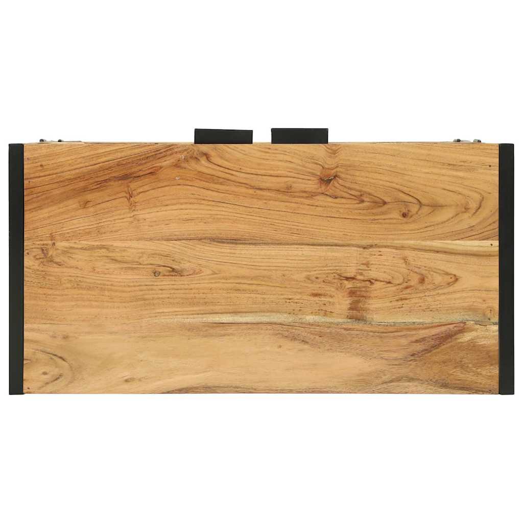 Credenza Marrone 70 x 35 x 75 cm Legno massello di acacia - homemem39