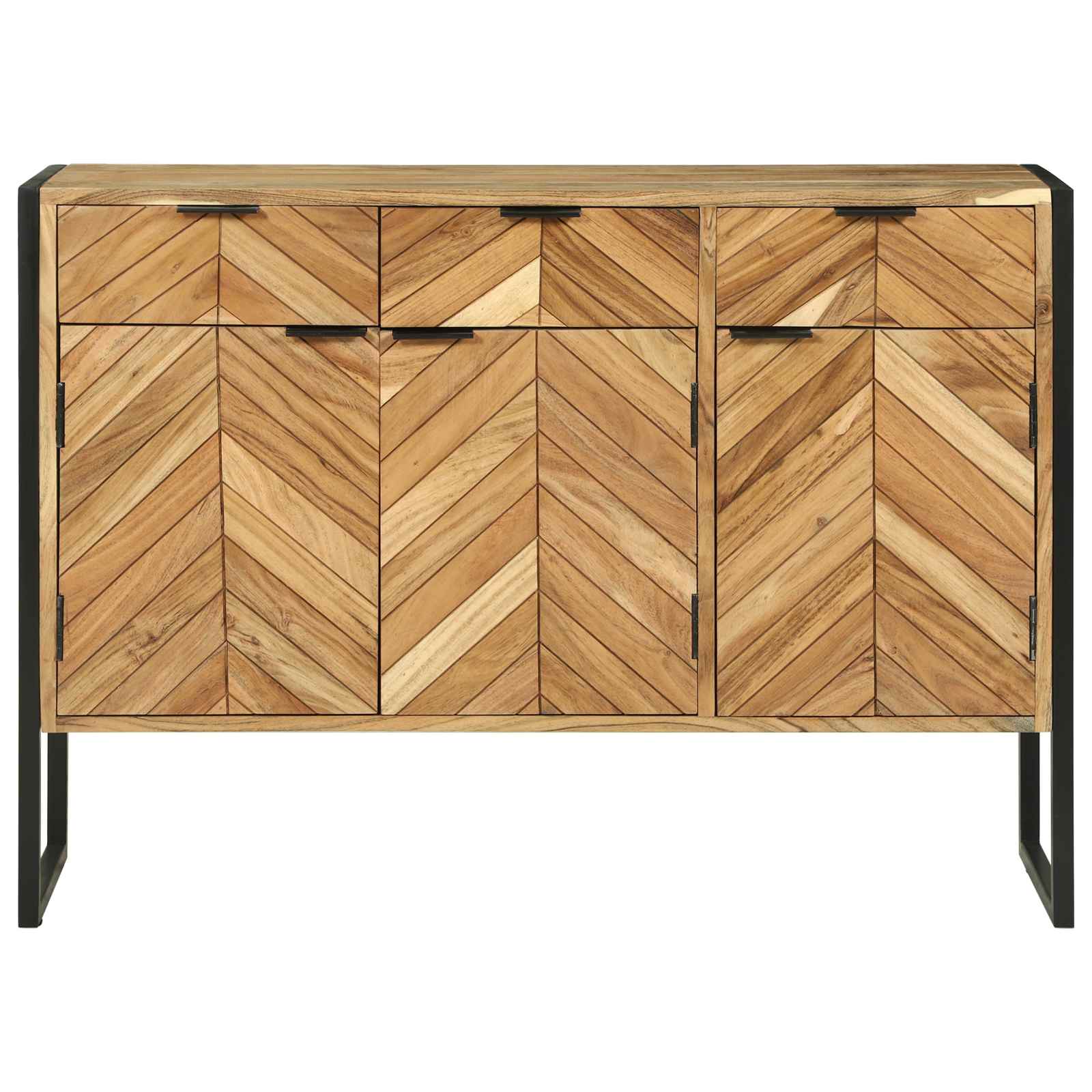 Credenza 100 x 30 x 75 cm Legno massello di acacia | homemem39