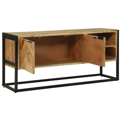 Mobile TV Marrone 110 x 30 x 50 cm Legno massello di acacia