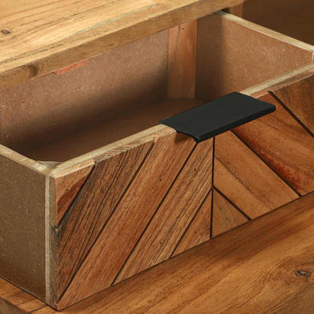 Scrivania Marrone 110 x 50 x 87 cm Legno massello di acacia