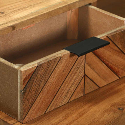 Scrivania Marrone 110 x 50 x 87 cm Legno massello di acacia