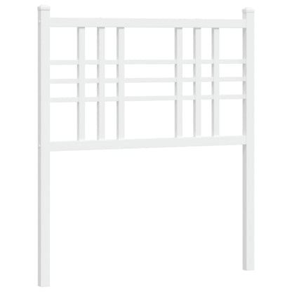Testiera in Metallo Bianco 75 cm - homemem39