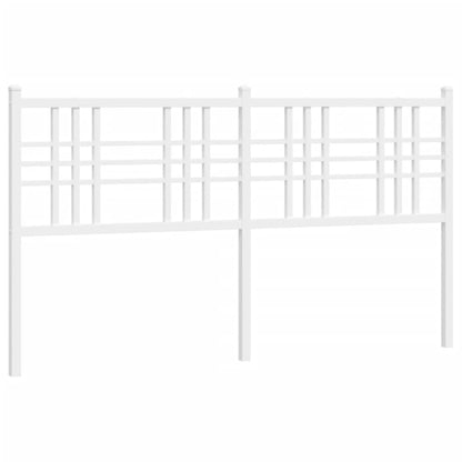 Testiera in Metallo Bianco 150 cm - homemem39