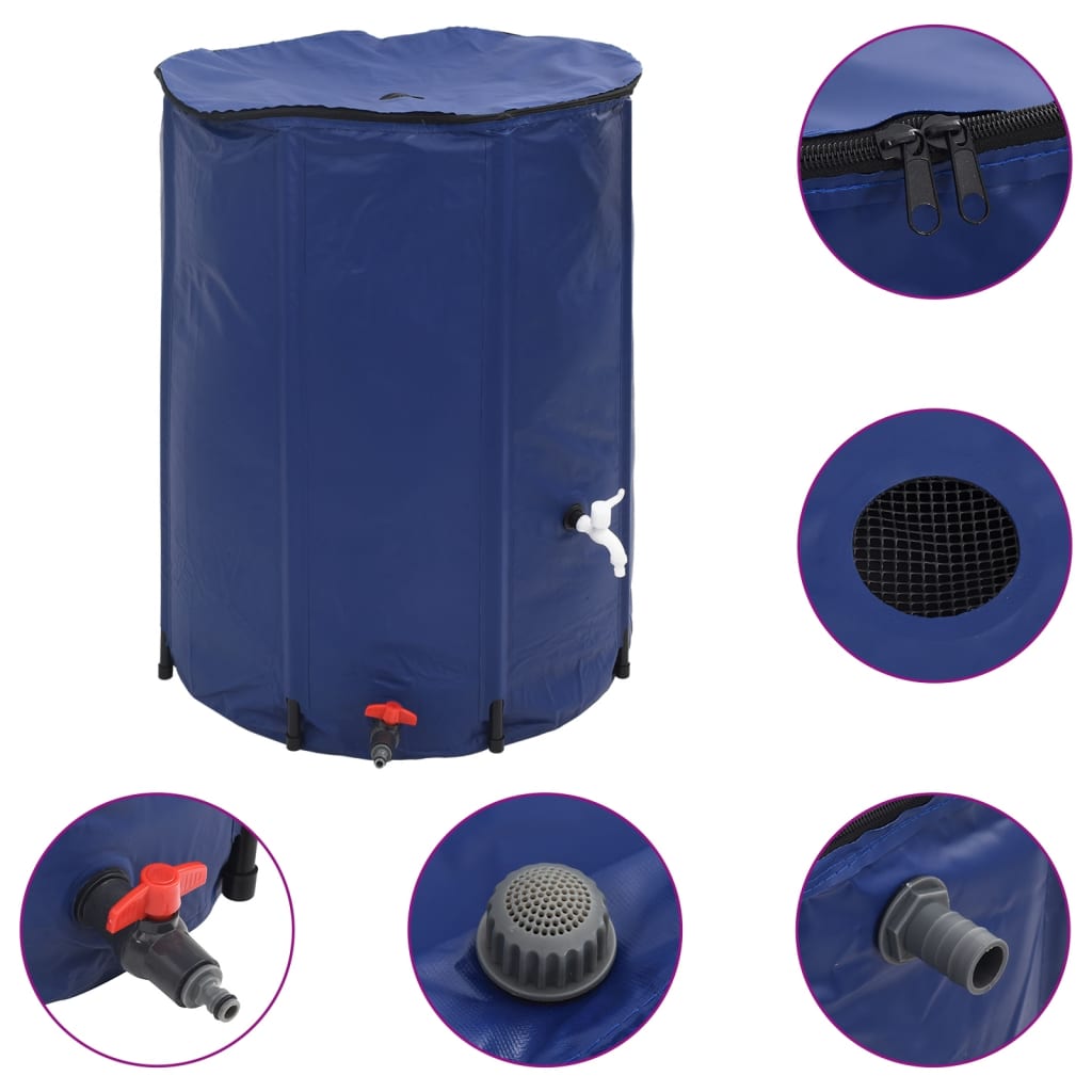 Serbatoio Acqua con Rubinetto Pieghevole 750 L in PVC | homemem39