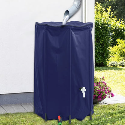 Serbatoio Acqua con Rubinetto Pieghevole 500 L in PVC - homemem39