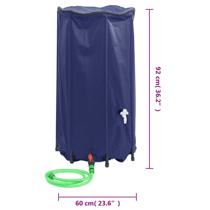 Serbatoio Acqua con Rubinetto Pieghevole 250 L in PVC - homemem39