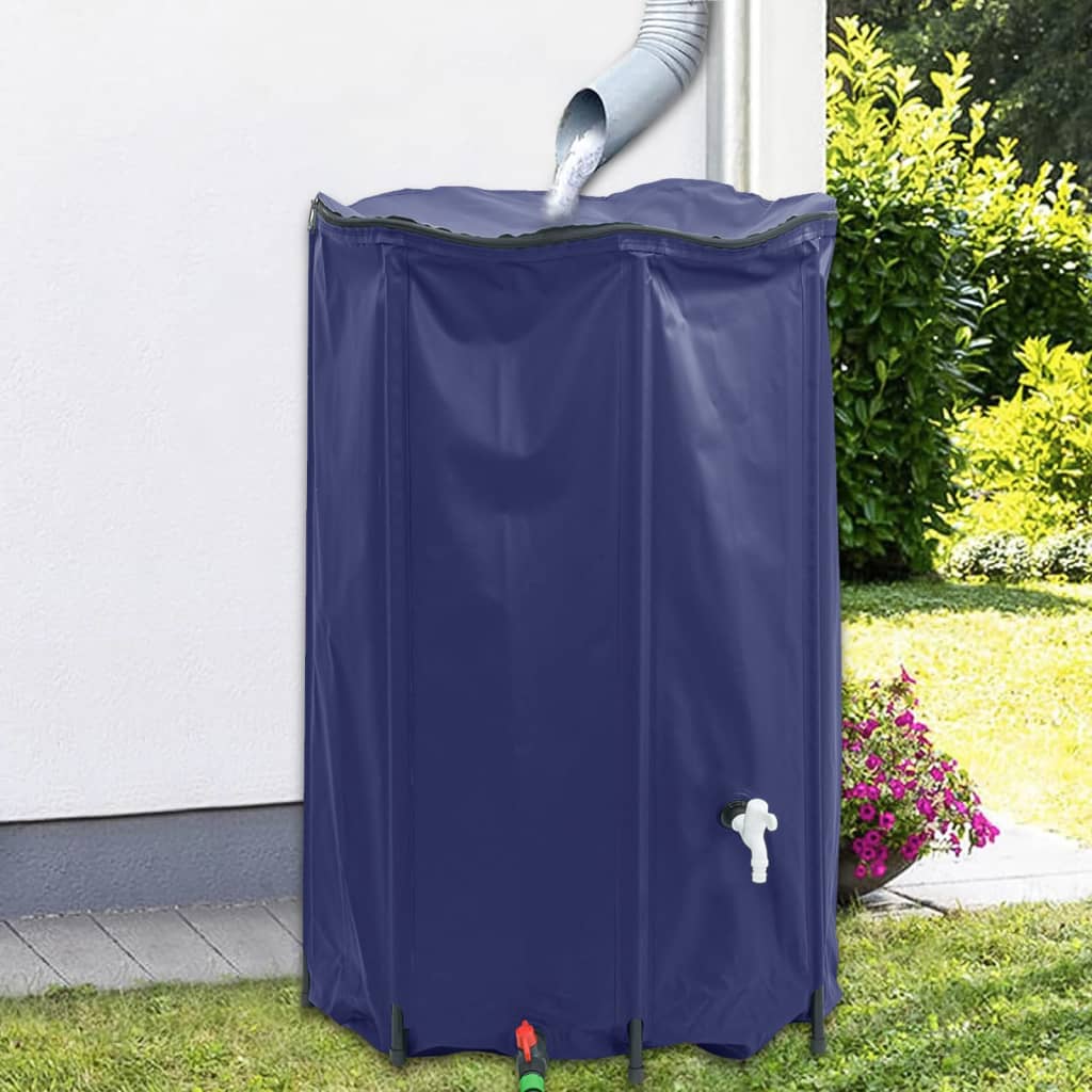 Serbatoio Acqua con Rubinetto Pieghevole 1000 L in PVC - homemem39