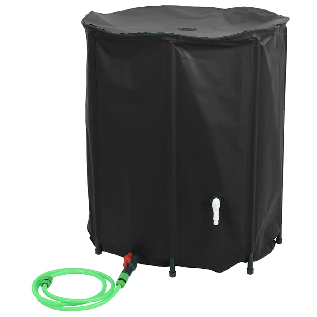 Serbatoio Acqua con Rubinetto Pieghevole 1250 L in PVC | homemem39
