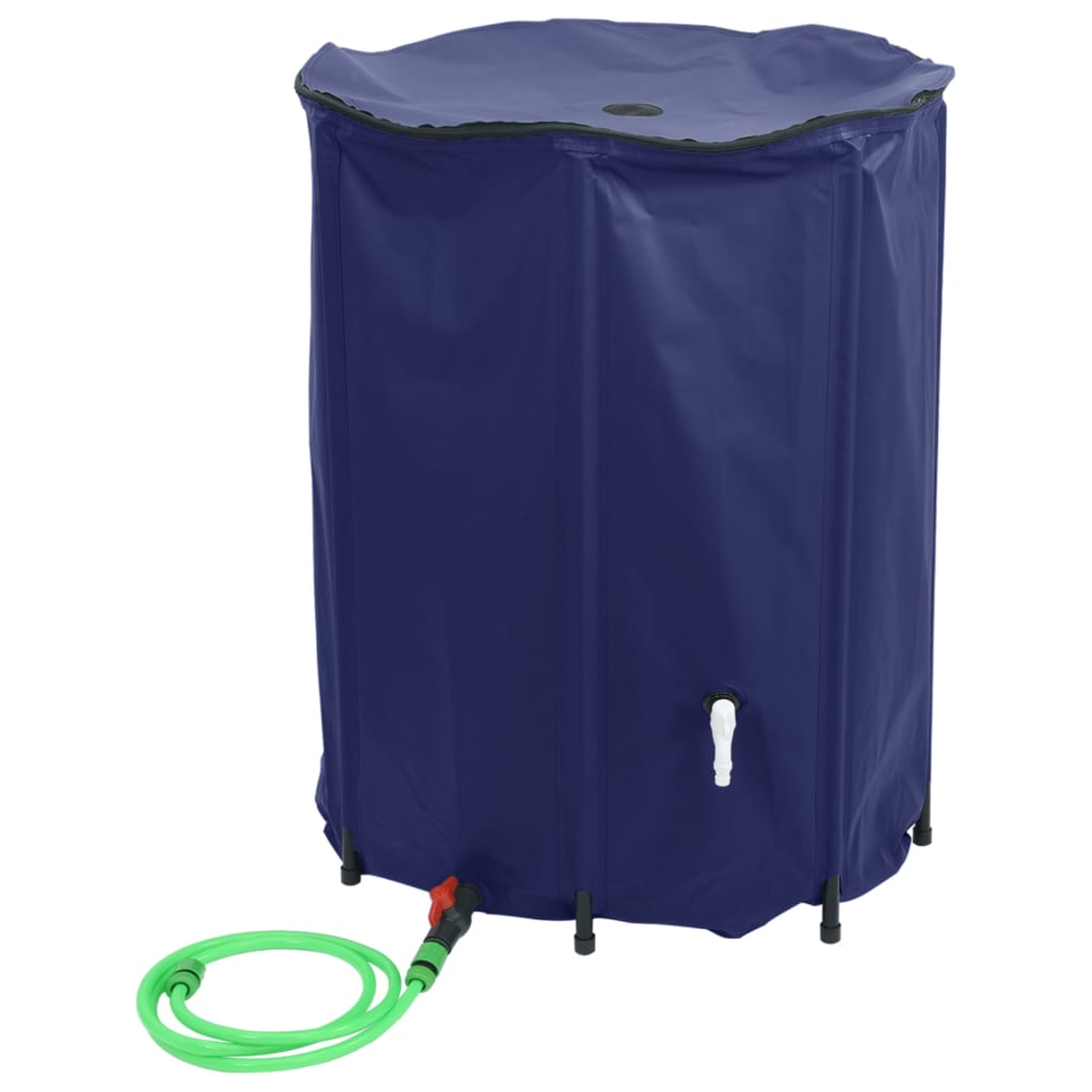 Serbatoio Acqua con Rubinetto Pieghevole 1350 L in PVC | homemem39