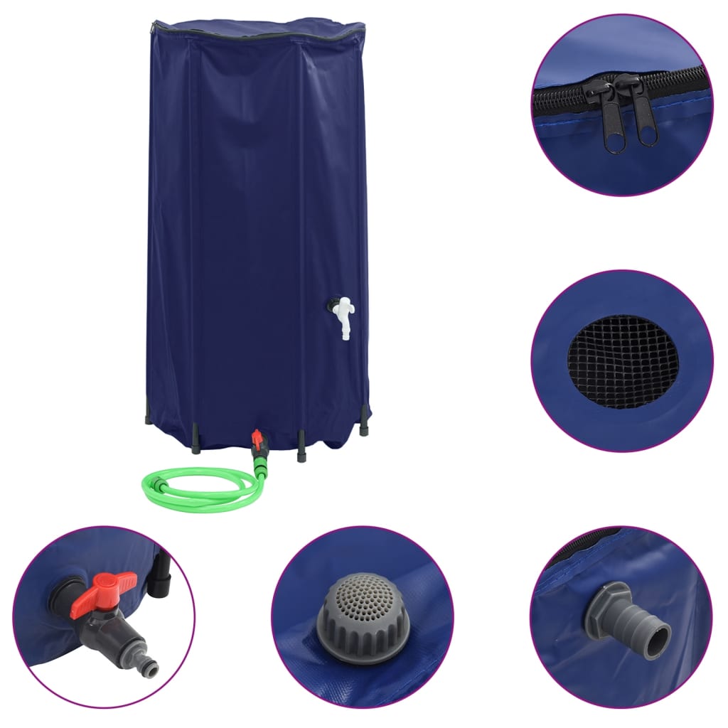 Serbatoio Acqua con Rubinetto Pieghevole 100 L in PVC | homemem39