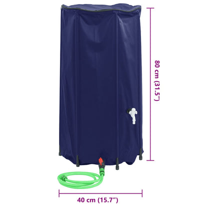 Serbatoio Acqua con Rubinetto Pieghevole 100 L in PVC | homemem39