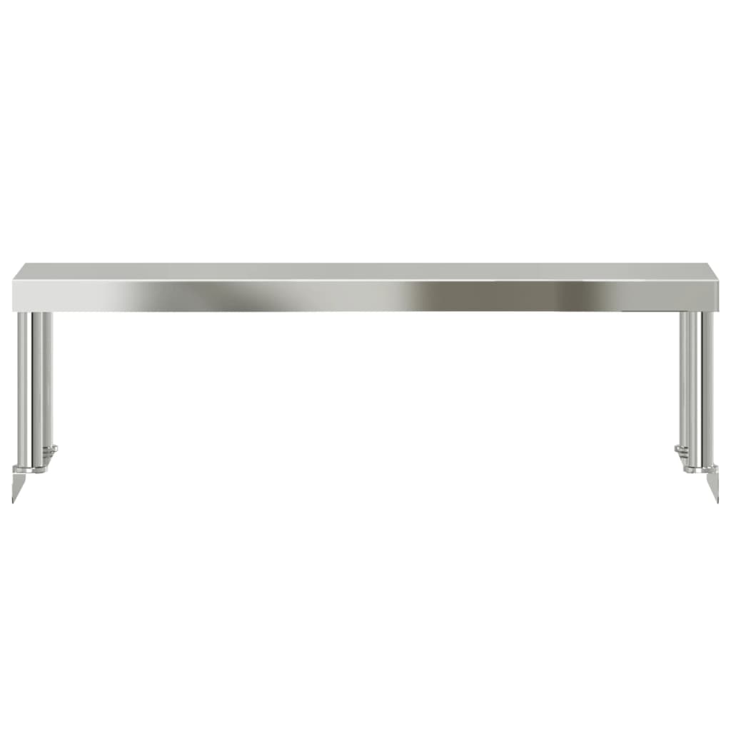 Ripiano per Tavolo da Lavoro 110x30x35 cm in Acciaio Inox - homemem39