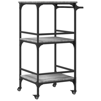 Sonoma Gray Kitchen Trolley 60.5x50x105 cm