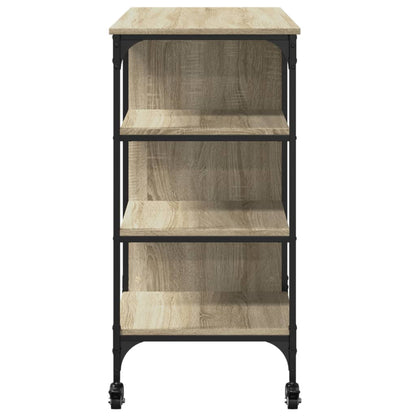 Carrello Cucina Rovere Sonoma 100x48x89,5 cm Legno Multistrato - homemem39