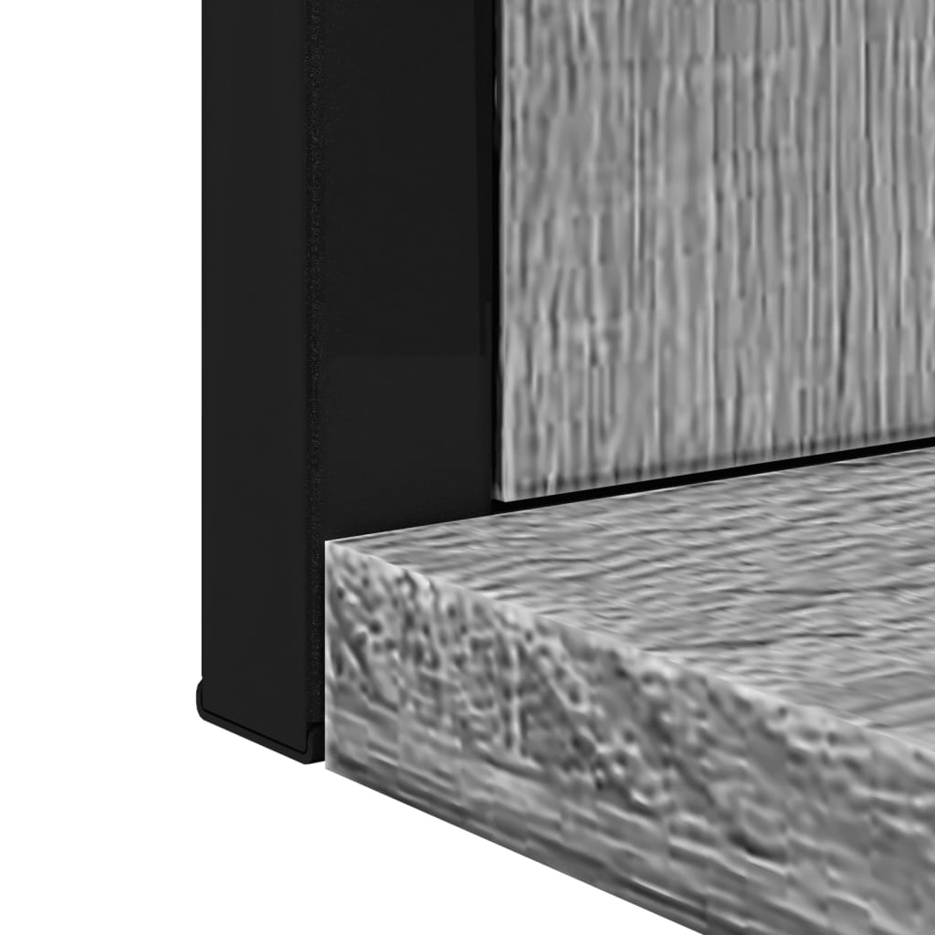Specchio Bagno con Ripiano Grigio Sonoma 50x12x60cm Multistrato | homemem39