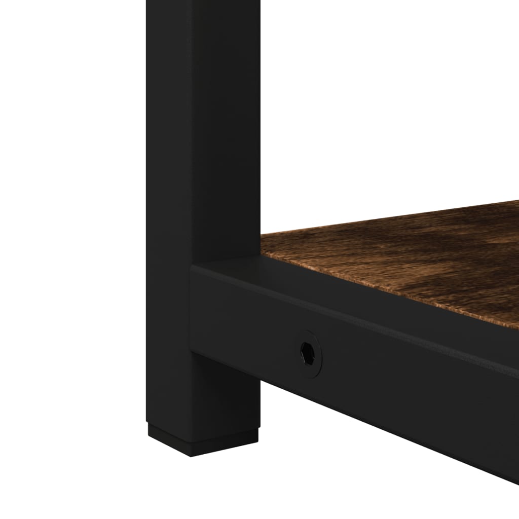 Mobile Bagno Specchio Rovere Fumo 60x16x60 cm Legno Multistrato | homemem39