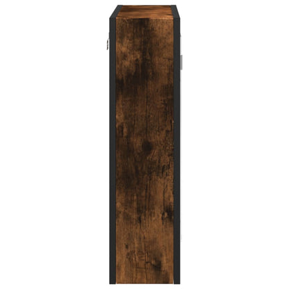 Mobile Bagno Specchio Rovere Fumo 60x16x60 cm Legno Multistrato | homemem39