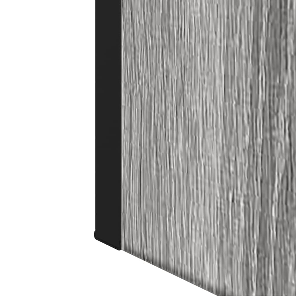 Mobile Specchio da Bagno Grigio Sonoma 60x16x60 cm Multistrato | homemem39