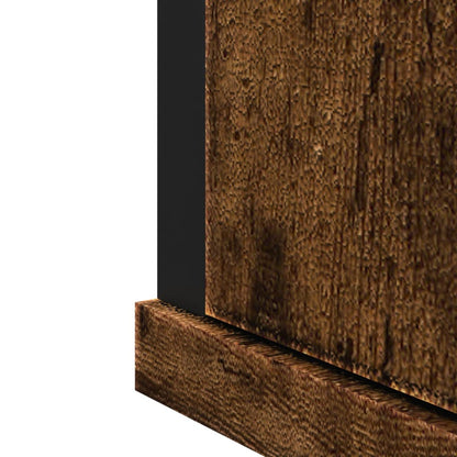 Mobile Bagno Specchio Rovere Fumo 42x12x60 cm Legno Multistrato | homemem39
