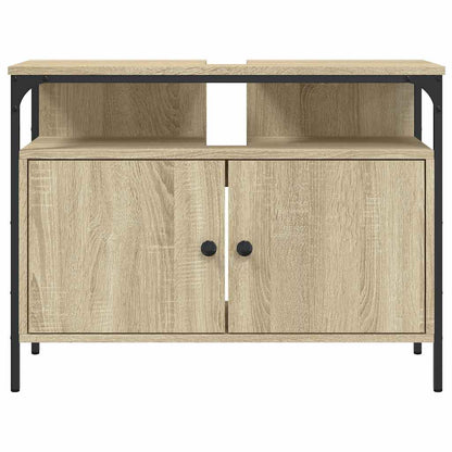 Mobile Lavabo Bagno Rovere Sonoma 80x30x60 cm Legno Multistrato | homemem39