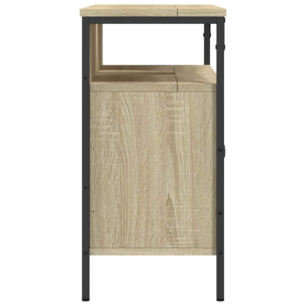 Mobile Lavabo Bagno Rovere Sonoma 80x30x60 cm Legno Multistrato | homemem39