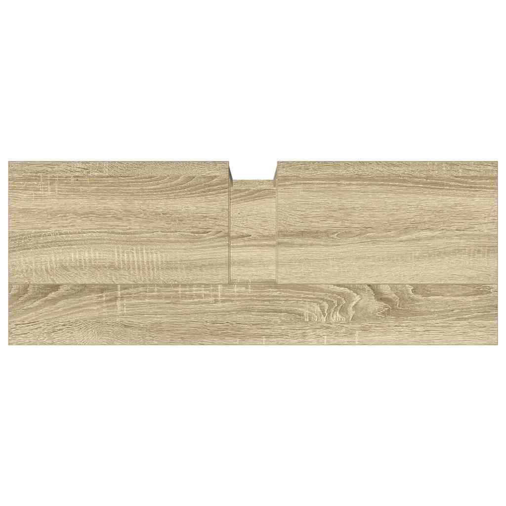 Mobile Lavabo Bagno Rovere Sonoma 80x30x60 cm Legno Multistrato | homemem39