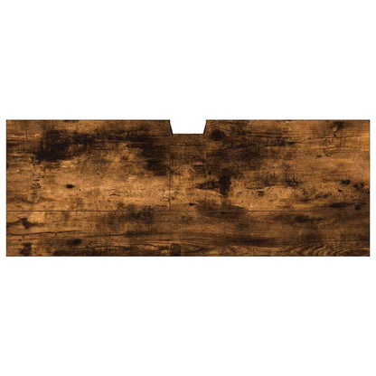 Mobile Lavabo Bagno Rovere Fumo 80x30x60 cm Legno Multistrato - homemem39
