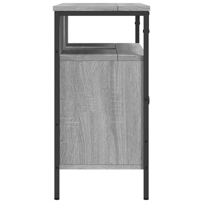 Mobile Lavabo Bagno Grigio Sonoma 80x30x60 cm Legno Multistrato - homemem39
