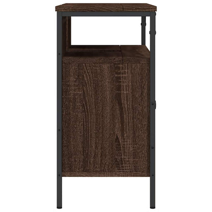 Mobile Lavabo Bagno Rovere Marrone 80x30x60cm Legno Multistrato - homemem39