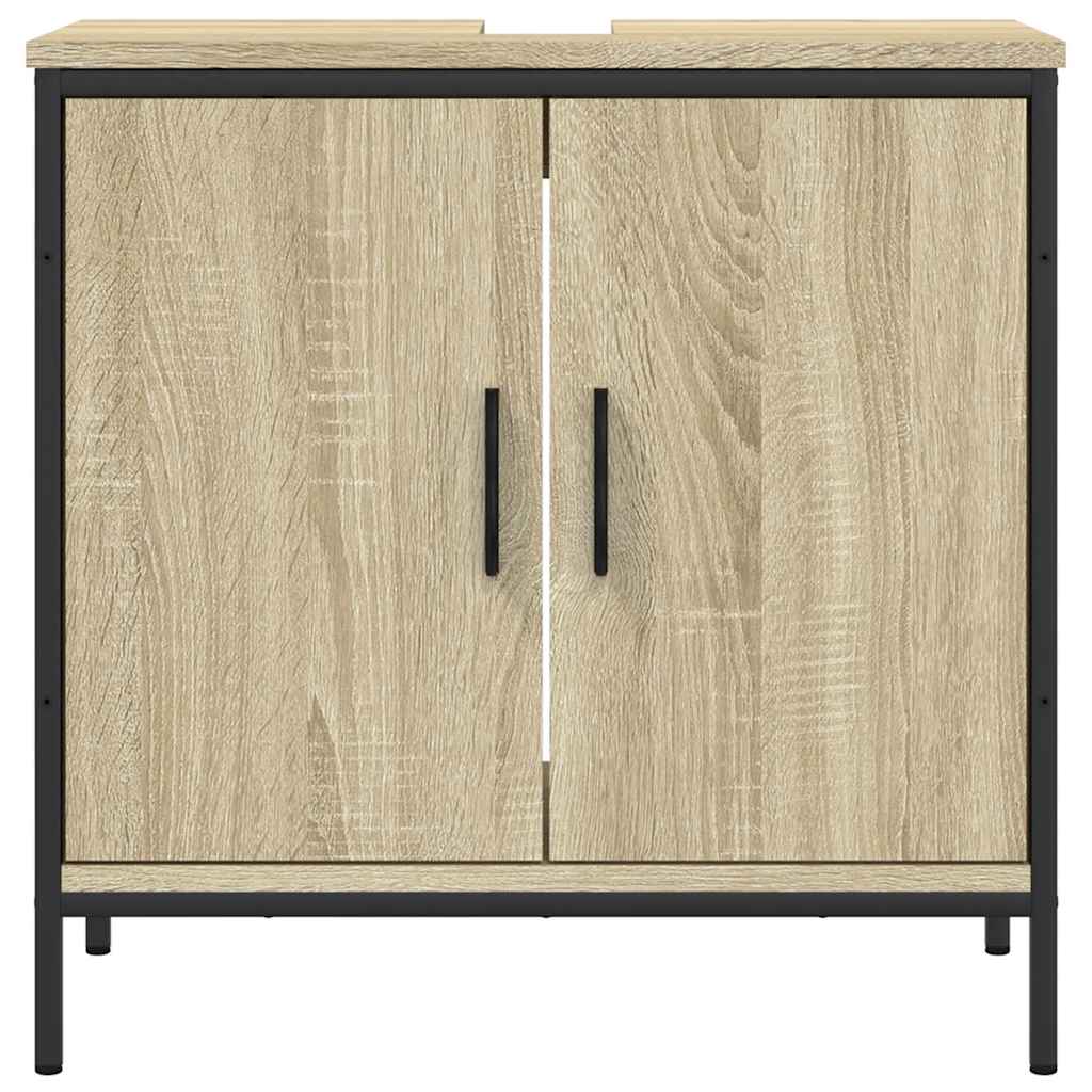Mobile Lavabo Bagno Rovere Sonoma 60x30x60 cm Legno Multistrato | homemem39