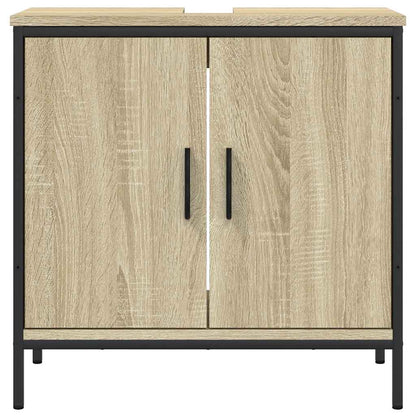 Mobile Lavabo Bagno Rovere Sonoma 60x30x60 cm Legno Multistrato | homemem39