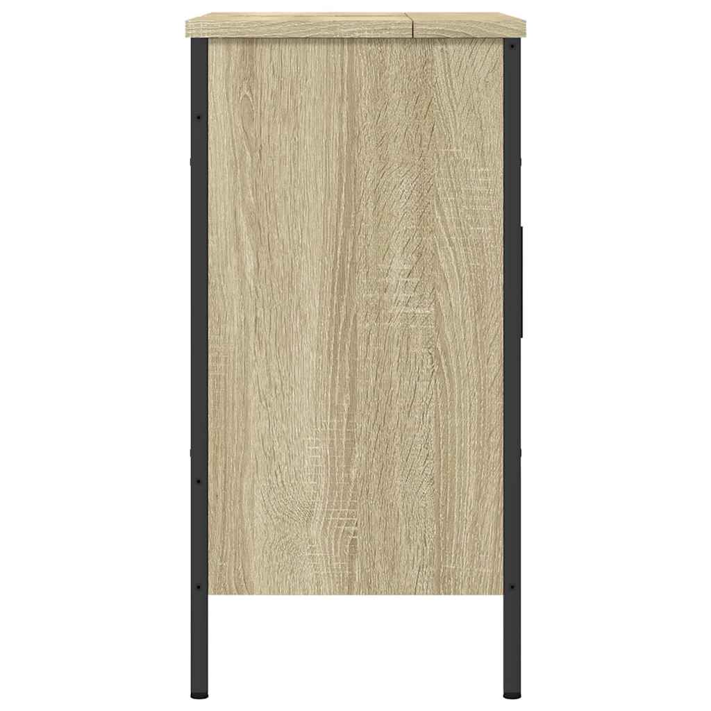 Mobile Lavabo Bagno Rovere Sonoma 60x30x60 cm Legno Multistrato | homemem39