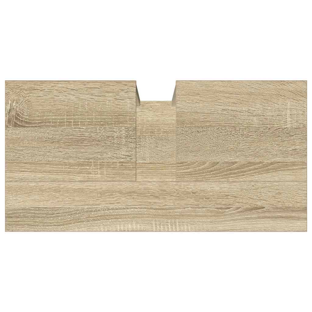 Mobile Lavabo Bagno Rovere Sonoma 60x30x60 cm Legno Multistrato | homemem39