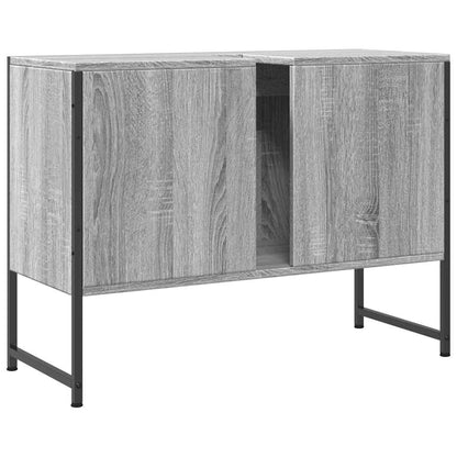 Mobile Lavabo Bagno Grigio Sonoma 60x30x60 cm Legno Multistrato | homemem39